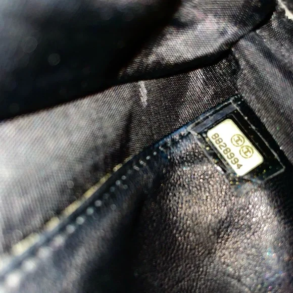 Chanel Black Pebbled Leather Wallet on a Chain - Picture 13 of 13